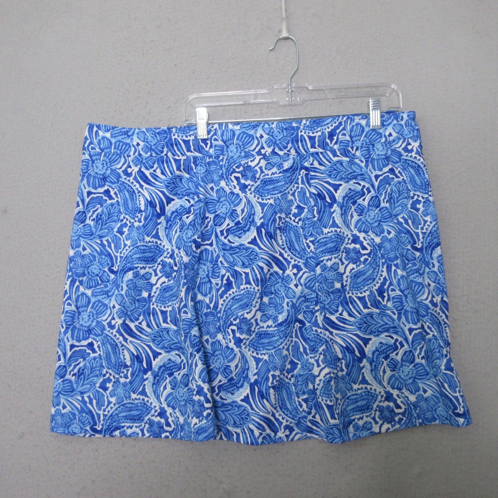 RipSkirt Hawaii Skirt XXL Blue Paisley Floral Wrap Cover Up Beach Vacation - Picture 2 of 9